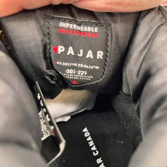 Pajar Fero 2.0 Boot Size 9M Black Waterproof Nylon Leather Winter Snow Boot - Picture 14 of 16